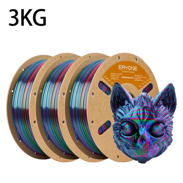 3D-skrivarfilament, PLA-material, 1,75 mm diameter,Röd Blå Grön 3