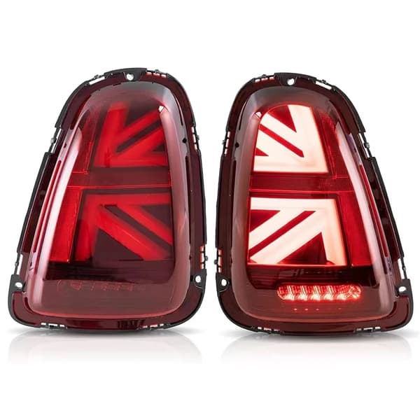 LED Baglygter, Designet til MINI Cooper, Lysstærke og Holdbare,Rød