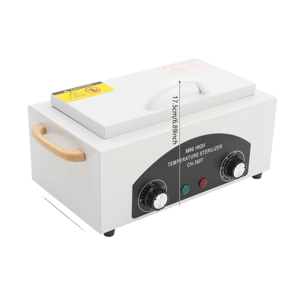 Sterilisator, 2L Kapacitet, Justerbar Temperatur og Timer,Hvid