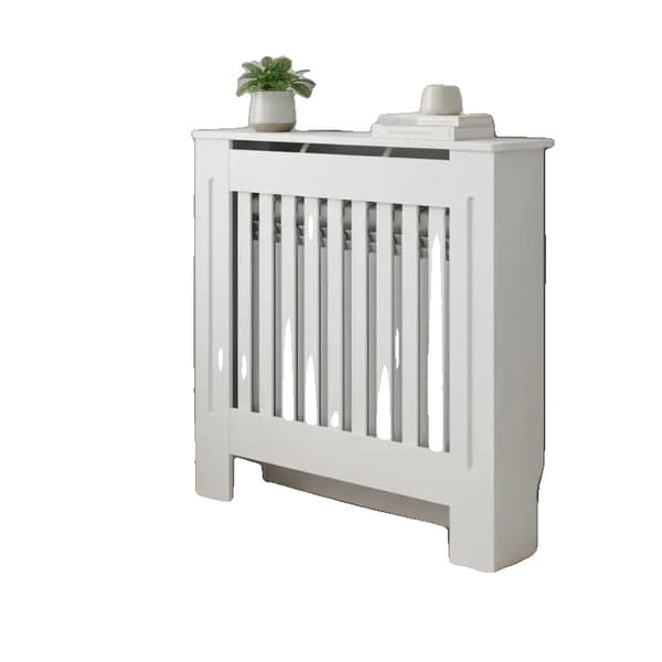 Radiator Dække, Trækonstruktion, Elegant Design,Hvid