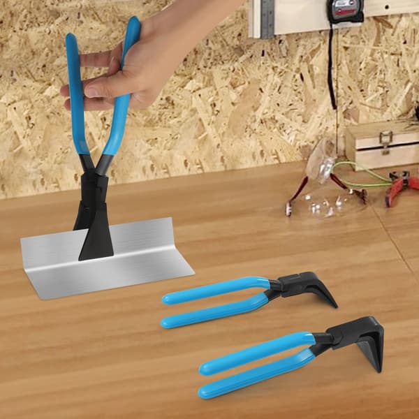 Sæt af pladebearbejdningstænger, ergonomisk design, holdbar konstruktion,Blå