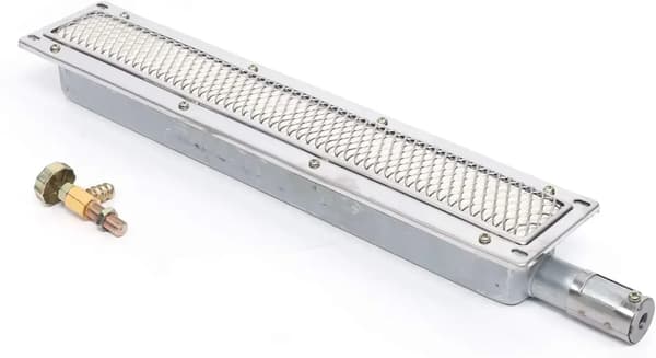 Gasgrill Infrarød Brænder, Rustfrit Stål, Nem Installation,Sølv