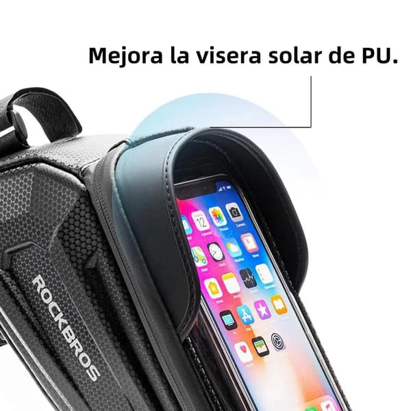 Cykelväska, Vattentät Design, Touchscreen Kompatibel,B68 6.8tum