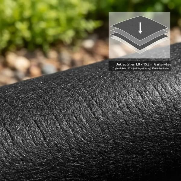 Geotextil, Ogräsbekämpning, Hållbart Material, armégrön