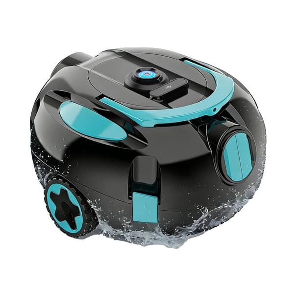 Robot Pool Cleaner, Automatisk Drift, Selvparkeringsfunktion,H1 Sort