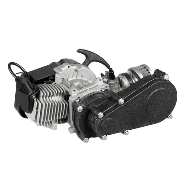 Motor Kit, 49,85 CC Slagvolym, 1,9 kW Max Effekt, 2 Takts Konfiguration, Luftkyld, Dragrep Start