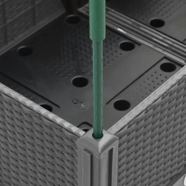 Planter, Integrerat Spaljé, Hållbar Metallkonstruktion,Gris