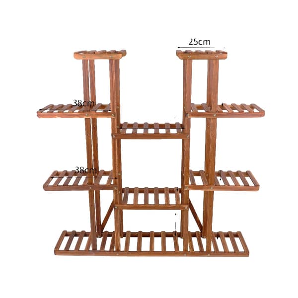 Plantebord, Multi-Niveau Design, Holdbart Fyrretræ,Brun