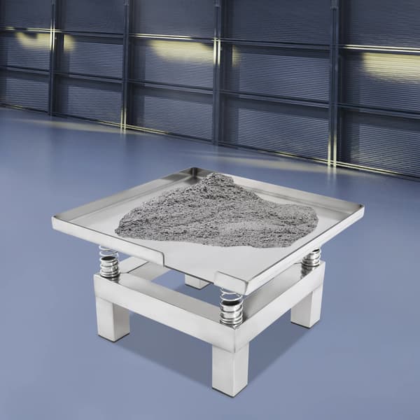 Vibrerende Bord, Rustfrit Stål, 3000-3600 RPM,Sølv, EU