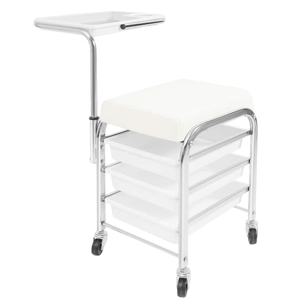 Salonvogn, Justerbar Bakke, Holdbar Konstruktion,HVID