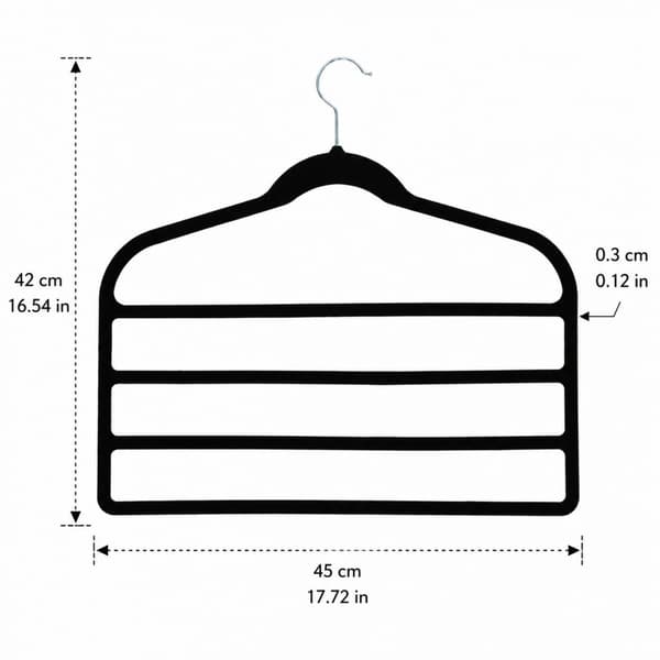 Bukseholder, Pladsbesparende Design, Multi-Lag Opbevaring,Sort 12 stk