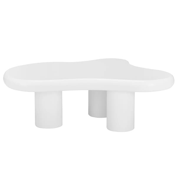 Kaffebord, Modern MDF-design, Lätt och Mångsidig,VIT