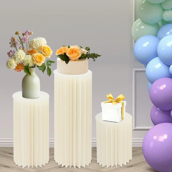 Blomsterställ, Hållbart Material, Mångsidig Design,Vit