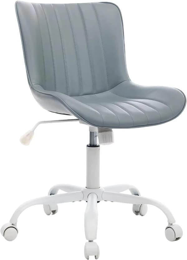 Entré Stol, Justerbar Højde, Ergonomisk Komfort,Grå