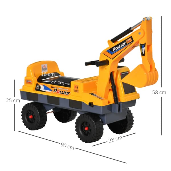 Traktor, Interaktiva Funktioner, Hållbar Design, Gul