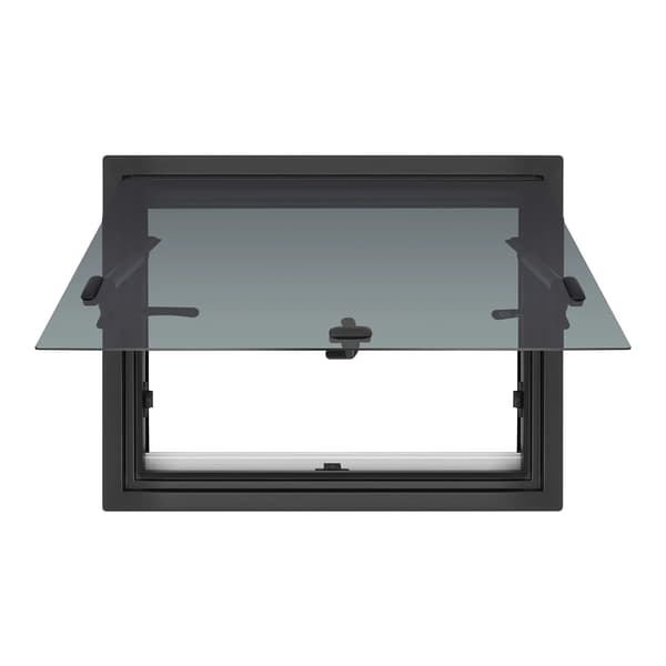 Ventilationsvindue, Insektbeskyttende Design, Holdbar Konstruktion,sort