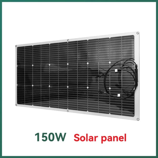 Solpaneler, Flexibel Design, Hög Effektivitet,150W
