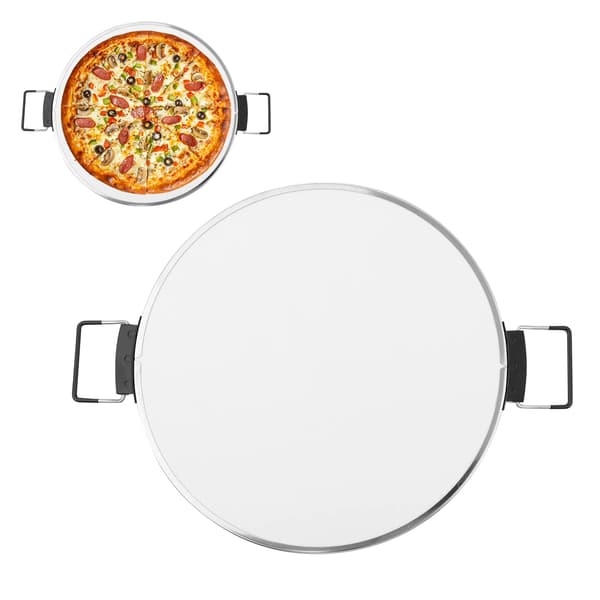 Pizza Bakke, Keramisk Materiale, Miljøvenligt Design,HVID