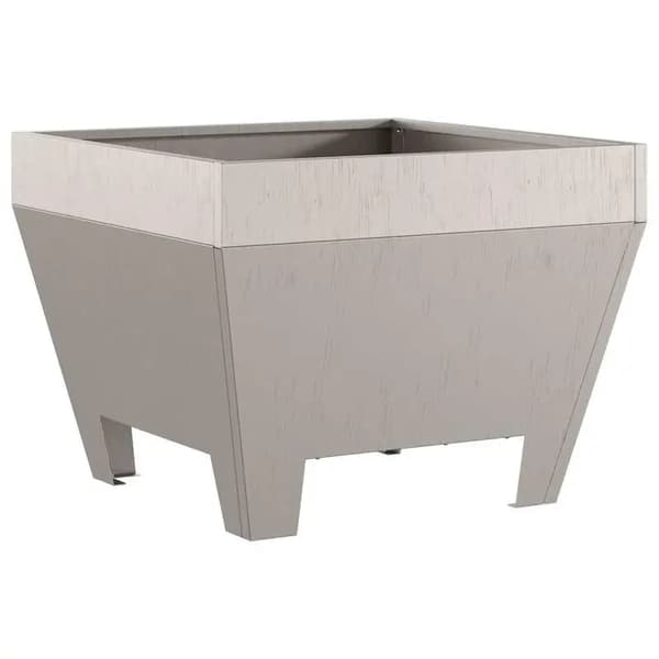 Utomhus Eldbassäng, Robust Stål, Bärbar Design,brun