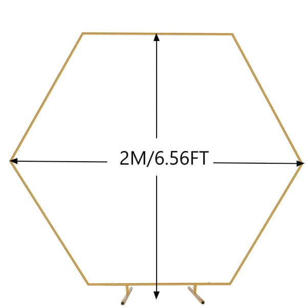 Bryllupsbue, Metalramme, Nem Samling,Hexagon 2x2m