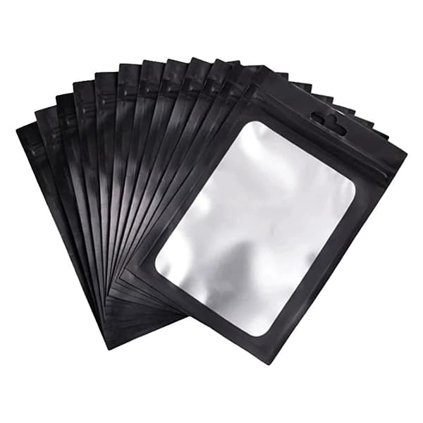Genlukkelige Zip Lock Poser, Klar Design, Holdbart Plastmateriale,8