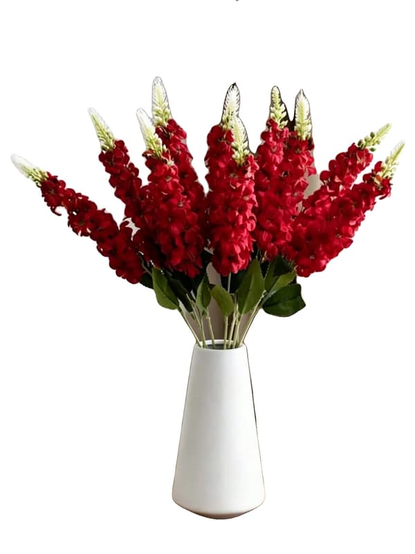 Konstgjorda Blommor, 5-pack, Heminredning,L-e, Röd