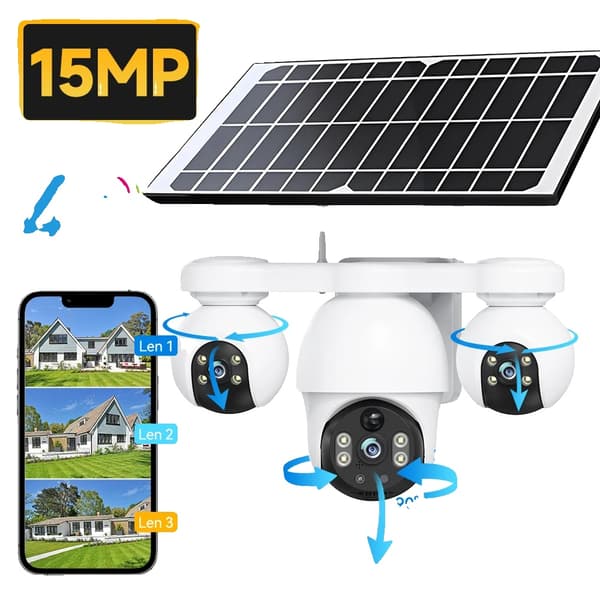 IP-kamera, solenergi, nattseende,4G Kamera