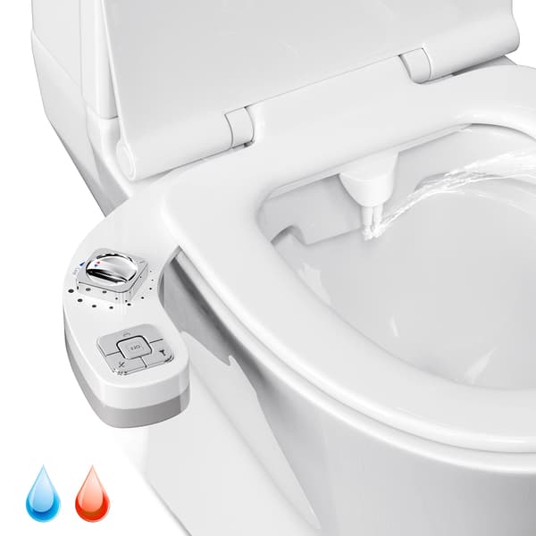 Bidet-tilbehør, Dobbelt Dyse Design, Justerbart Tryk og Temperatur,EU-standard