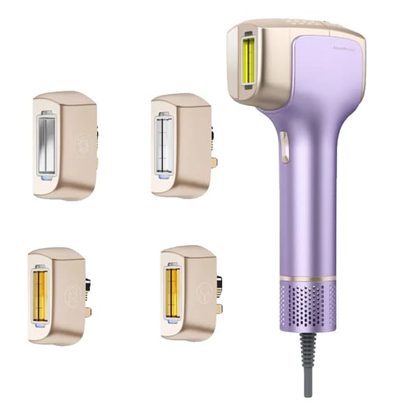 Epilator, smertefri hårfjerning, smart hudsensor,5IN1
