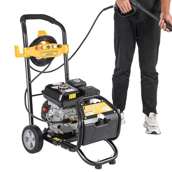 Højtryksrenser, 2200 PSI, 7,5 HK Effekt,sort