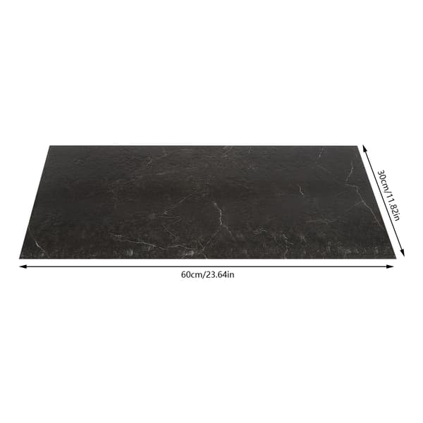 Gulvfliser, Selvklæbende, Holdbar PVC,Sort