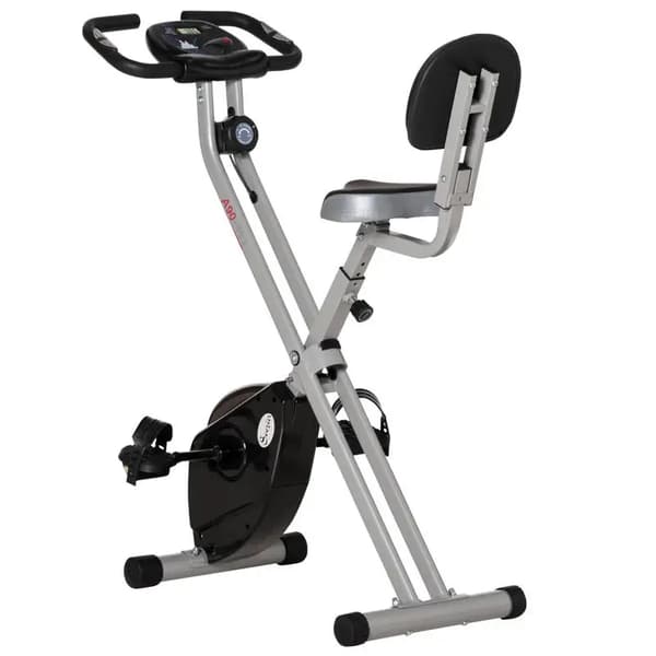 Fitnesscykel, 8 niveauer magnetmodstand, justerbart sæde,hær grøn