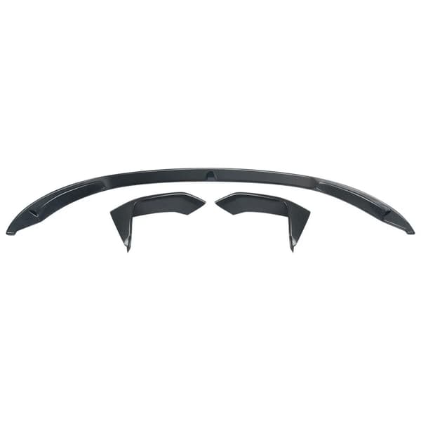 Front Bumper Splitter, ABS Material, Kompatibilitet med luksus performance sedan modeller,Kulfiberlook