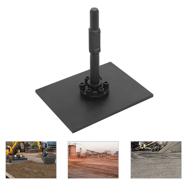 Vibrationspladekomprimer, Tungt byggeri, Alsidig anvendelse,sort