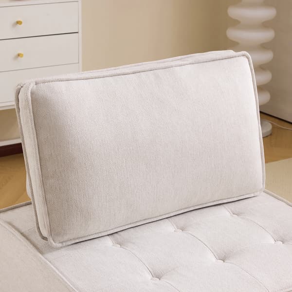 Modulsofa, Kompakt Design, Letvægts Konstruktion,Beige
