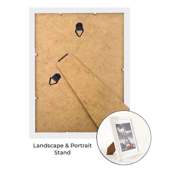 Ramar för bilder, 6x4 tum, Trämaterial, Väggmonterbara, Borddisplay, 10-pack