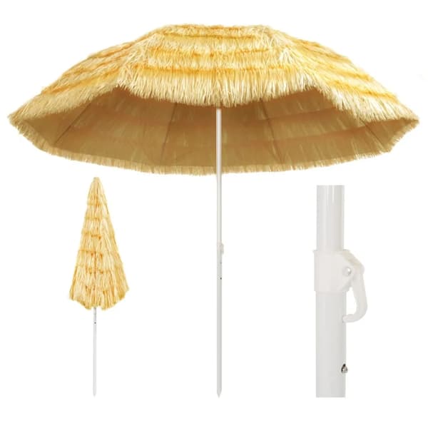 Parasoll, Polypropenmaterial, 300 cm Dimensioner, Justerbar Positionering, UV-beständig, Lätt Montering