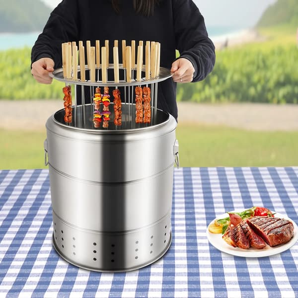 Hiiligrilli, ruostumaton teräs, helppo puhdistaa,Hopea