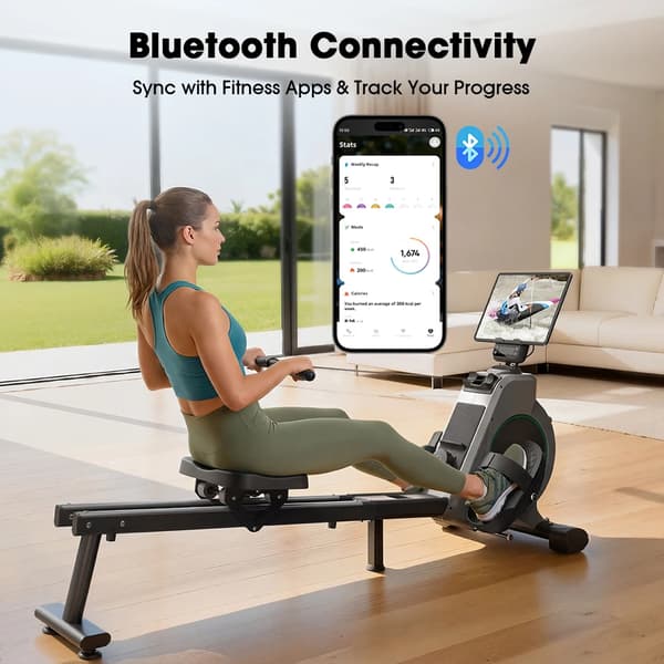Roningmaskine, 16 modstandsniveauer, Bluetooth-kompatibel,QK530