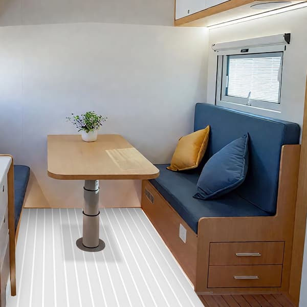 Lattiamatto, vedenpitävä, liukumaton,Vaaleanharmaa
