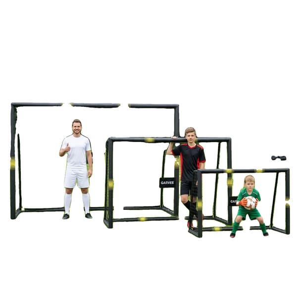Fotbollsmål, Kraftig Stålram, Lätt Montering,180cm
