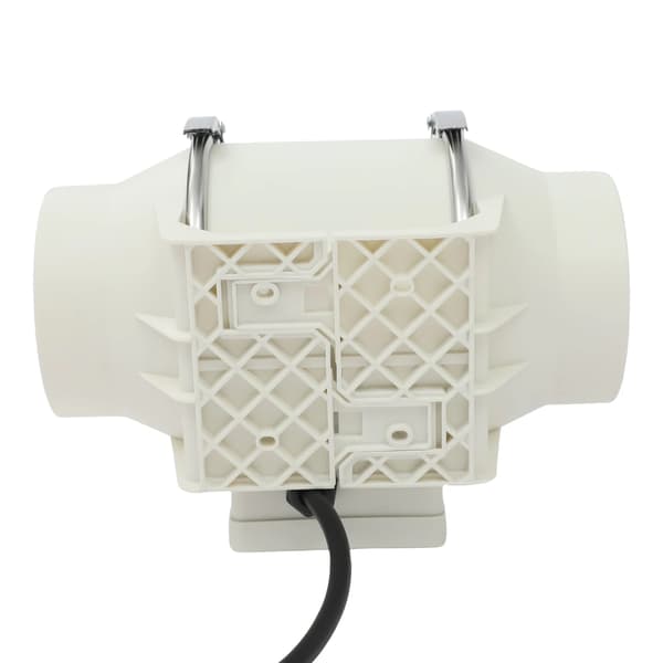 Inline Duct Udsugningsventilator, Stille Drift, Alsidig Installation,Beige