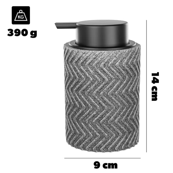 Tvålbehållare, Geometrisk Design, Hållbara Material,GRÅ