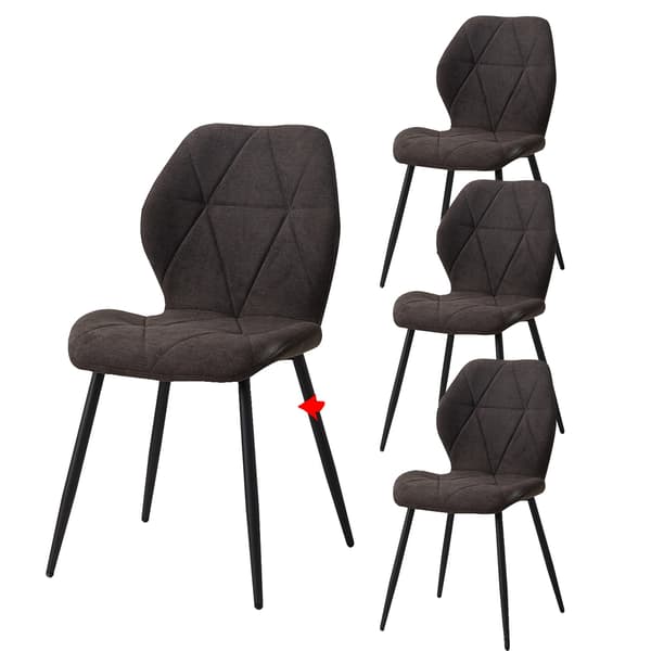 Matbord, Vadderad sits, Minimalistisk design, Svart