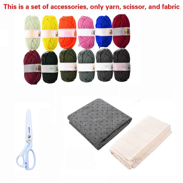 Garnset, 42 färger, premium akrylmaterial,12färger