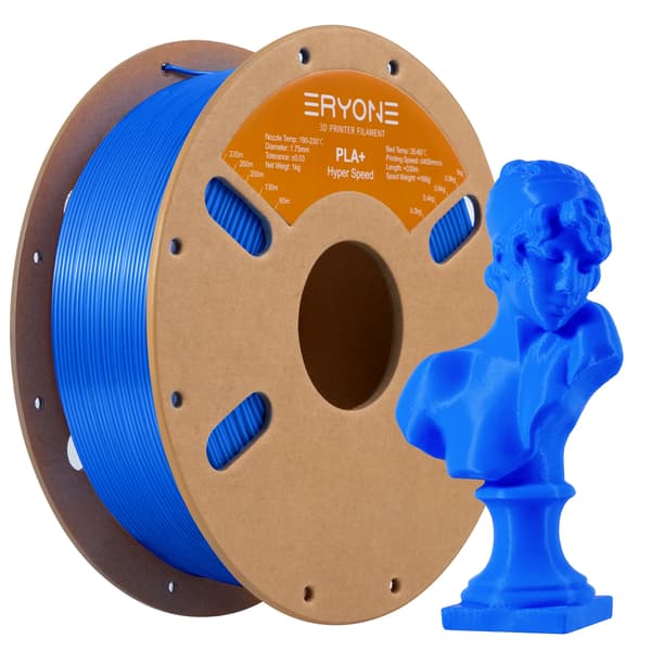 3D Print Filament, 1,75 mm Diameter, Høj Kvalitet PLA Materiale,Hs Pla Plus-Blå