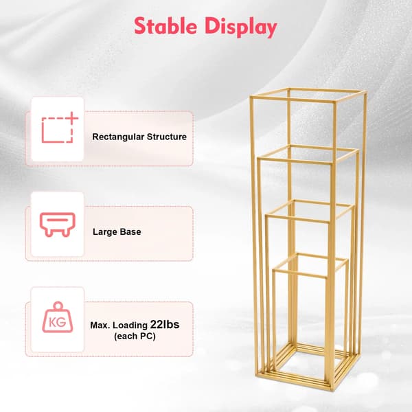 Blomsterstandssæt, Elegant Design, Tilpasselig Dekoration,Guld