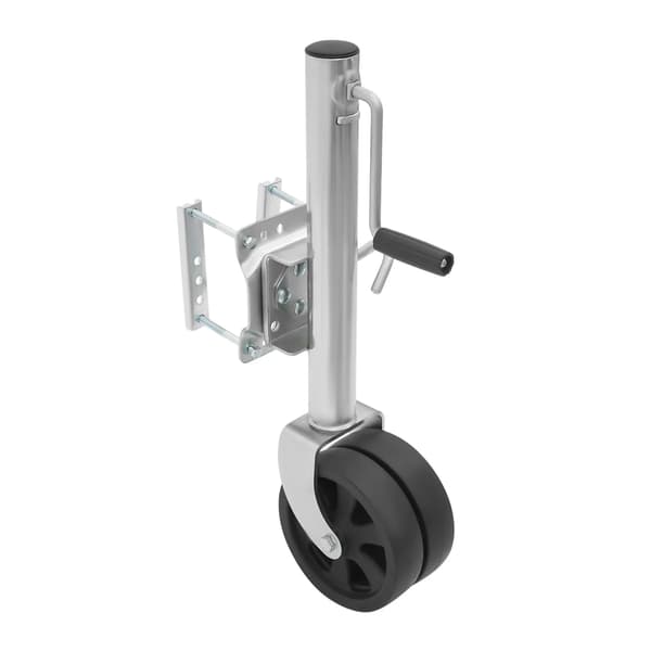 Trailer Jack, Tung, Justerbar Höjd,Silver