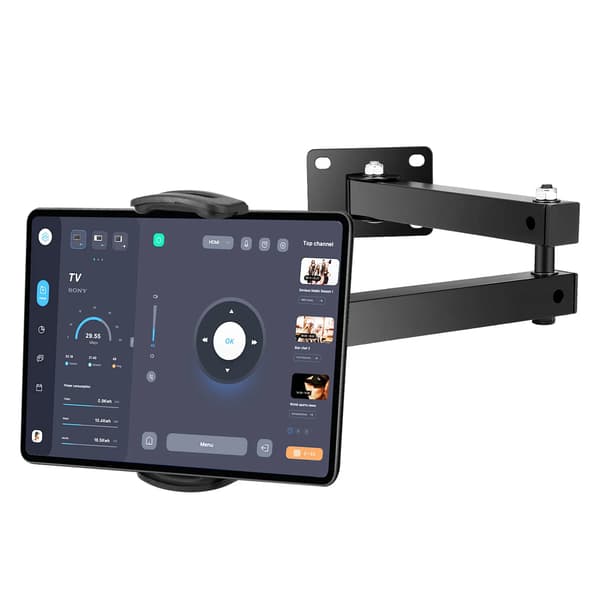 Tablet Väggfäste, 360° Svängarm, Platsbesparande Design,A
