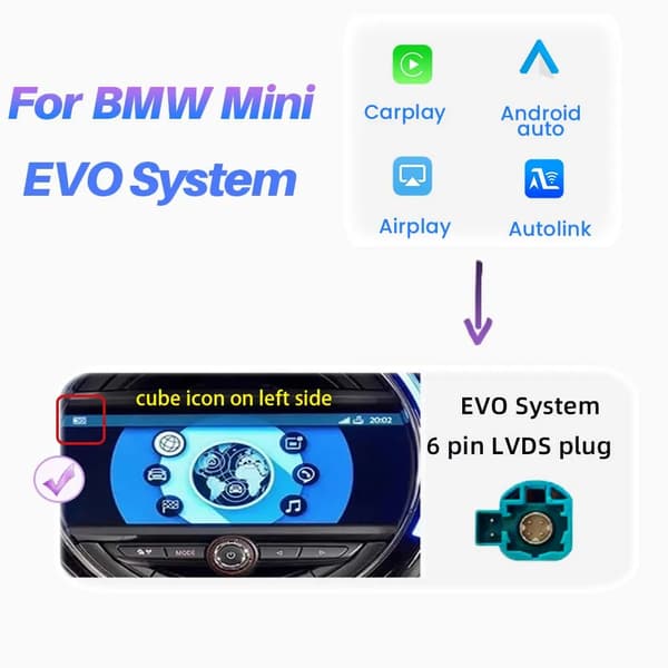 Trådlös CarPlay-modul, Android Auto-kompatibilitet, Enkel installation,För EVO System AI BOX